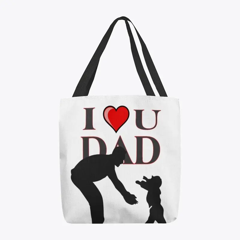 "I love you dad" design for father's day