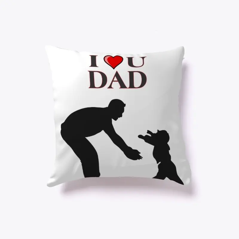 "I love you dad" design for father's day